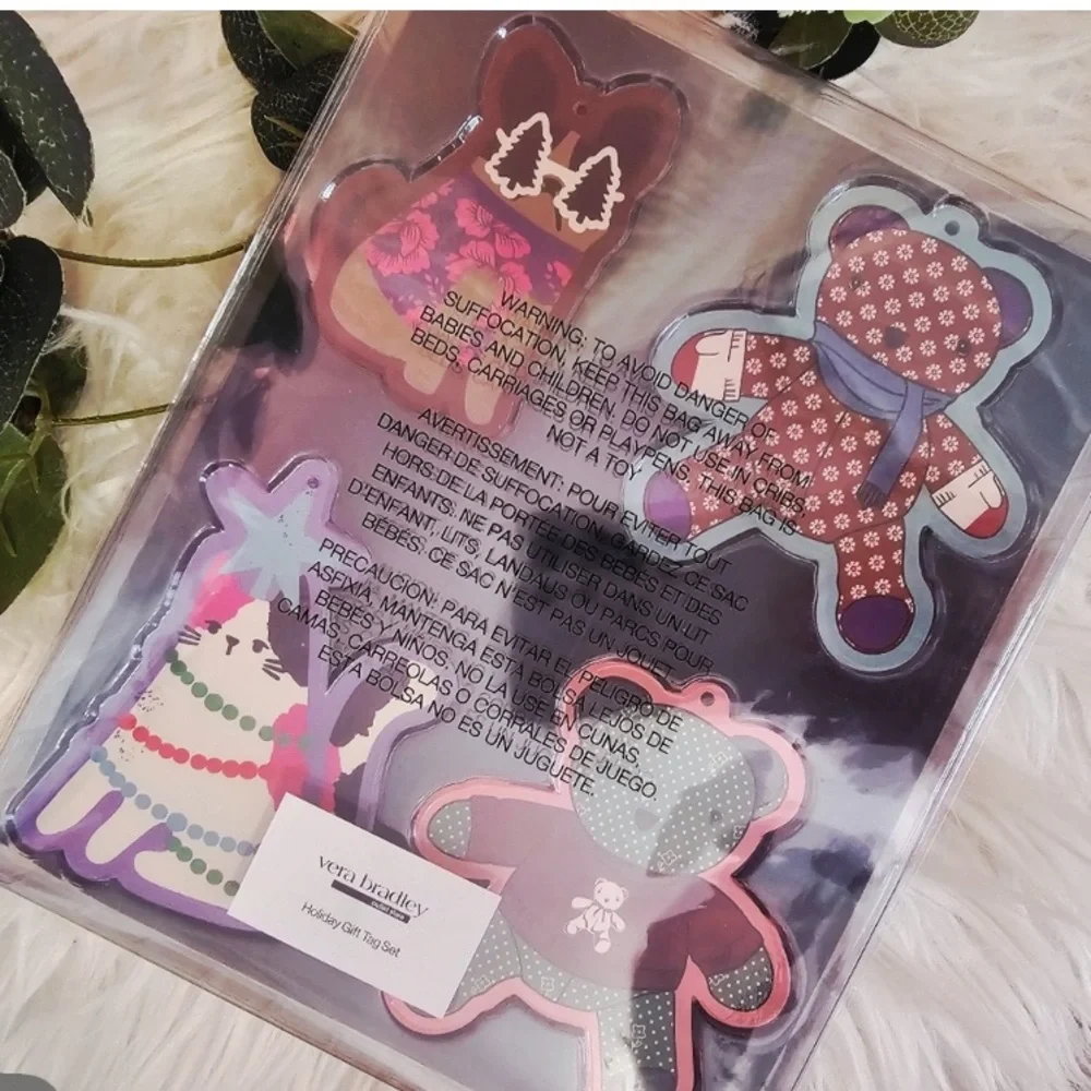 Vera Bradley Holiday Hang Tag Set - NIB